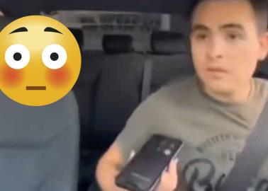 VIDEO | Chofer regresa celular a usuaria de plataforma Uber y le pasa esto