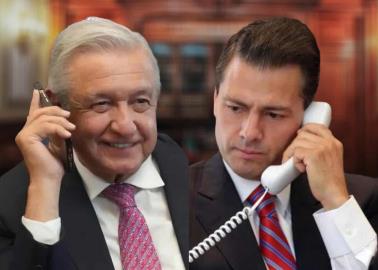 ¿De qué hablaron? AMLO confirma comunicación telefónica con Peña Nieto