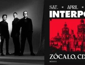 Así puedes ver el concierto de Interpol en el Zócalo de la CDMX en línea