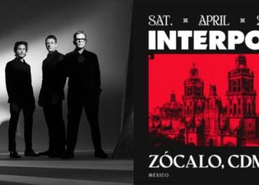 Así puedes ver el concierto de Interpol en el Zócalo de la CDMX en línea