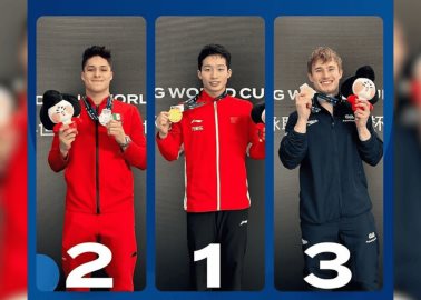 Osmar Olvera conquista la plata en la Copa del Mundo de Clavados en China