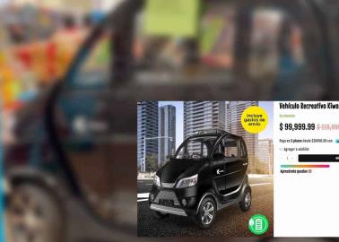 Kiwo, el auto eléctrico chino que se vende en México, cuesta menos de 100 mil pesos