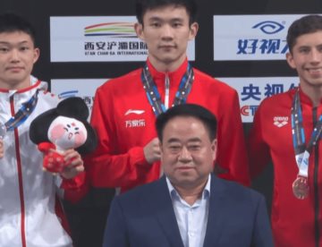 Randal Willars consigue el bronce en la prueba de 10m de la Copa de Clavados del Mundo en China