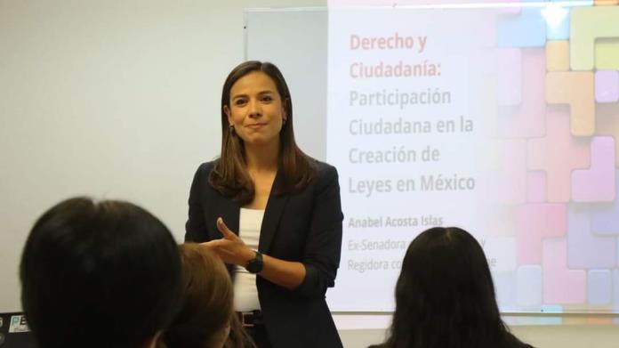 Anabel Acosta pide a jóvenes salir a votar el 2 de junio Anabel Acosta pide a jóvenes salir a votar el 2 de junio