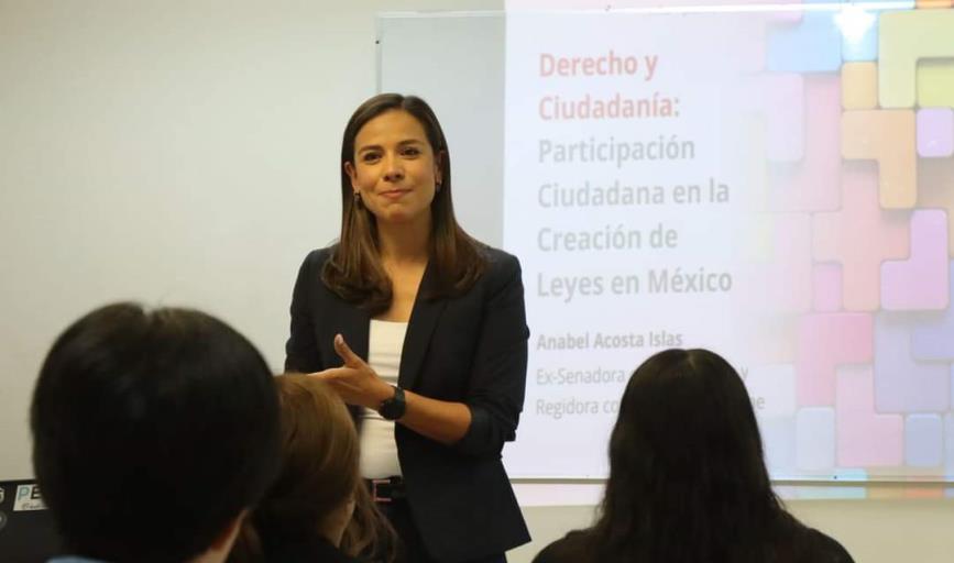 Anabel Acosta pide a jóvenes salir a votar el 2 de junio