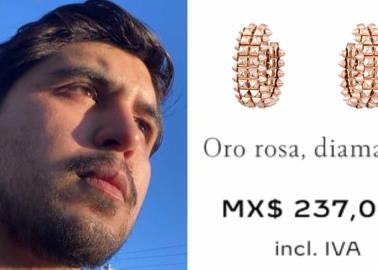 VIDEO | Joven que compró aretes Cartier en 237 pesos los muestra en redes sociales