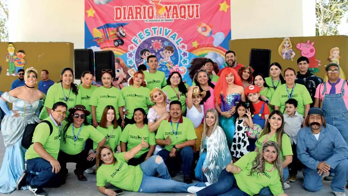 Festeja Diario del Yaqui a los niños