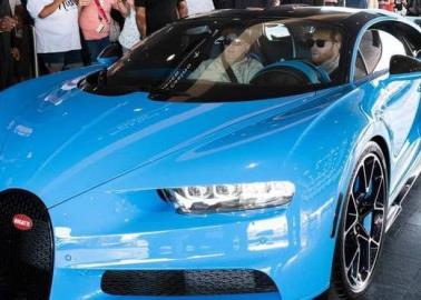 Saúl "Canelo" Álvarez usa el Bugatti Chiron que estrenó antes de su última derrota en Las Vegas