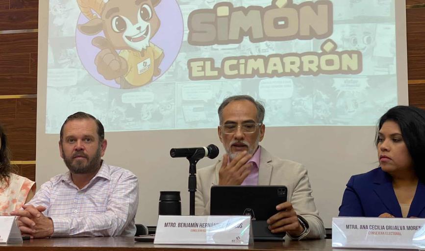 IEE Sonora fortalece la promoción del voto con Simón el cimarrón