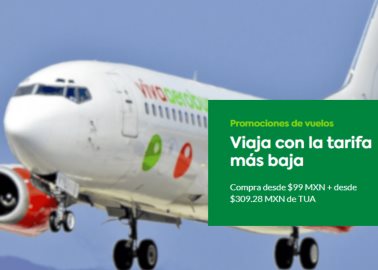 Viva Aerobus ofrece vuelos en menos de 100 pesos hasta esta fecha