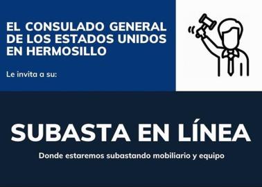 Consulado de Estados Unidos en Hermosillo subasta bienes en línea ¿Cómo participar?