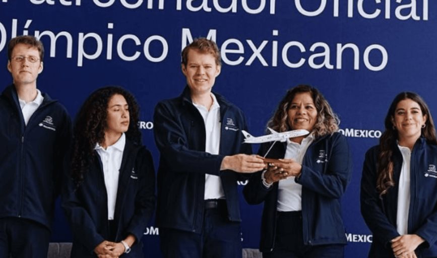 Aeroméxico llevará a los Juegos Olímpicos 2024 a la delegación mexicana