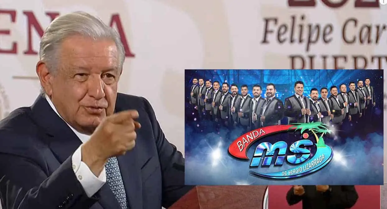 AMLO confirma que la Banda MS tocará en el Zócalo en su último Grito de Independencia