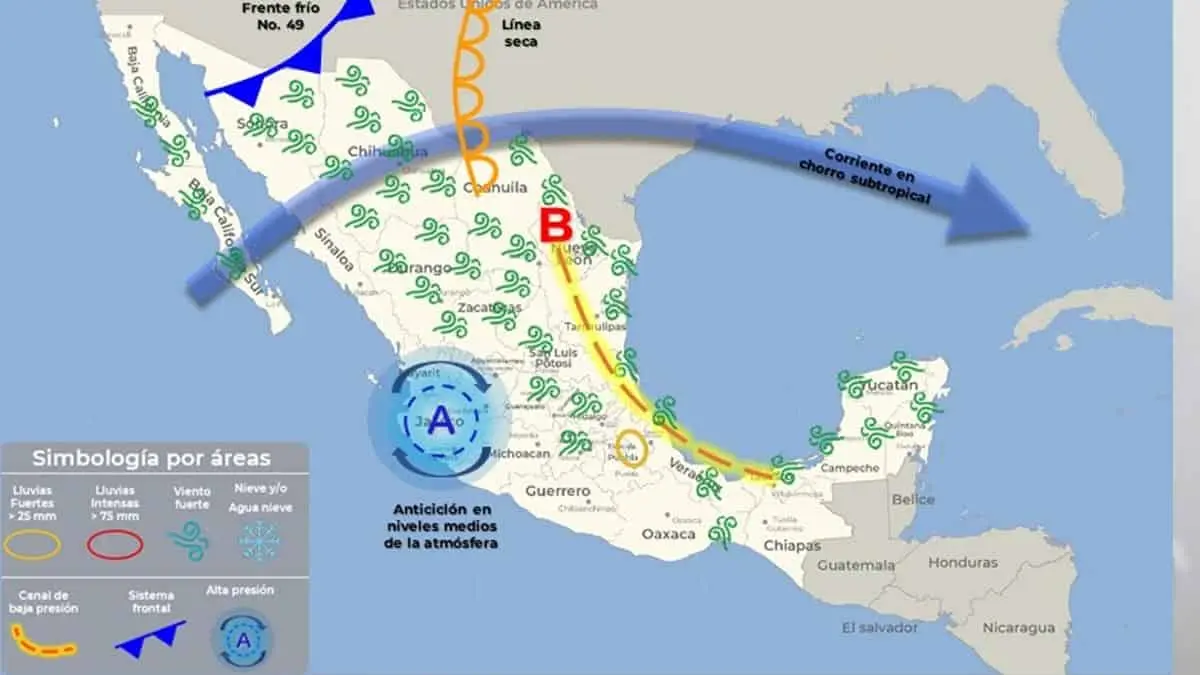 Clima en Sonora: Se pronostican 2 nuevos frentes fríos durante esta semana