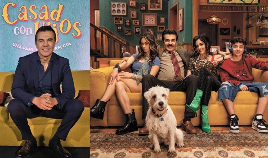 Adrián Uribe protagoniza la serie Casado con hijos