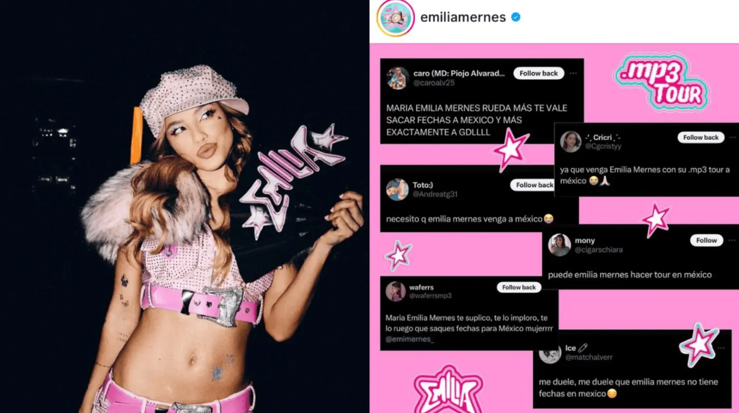 Foto: Instagram @Emiliamernes