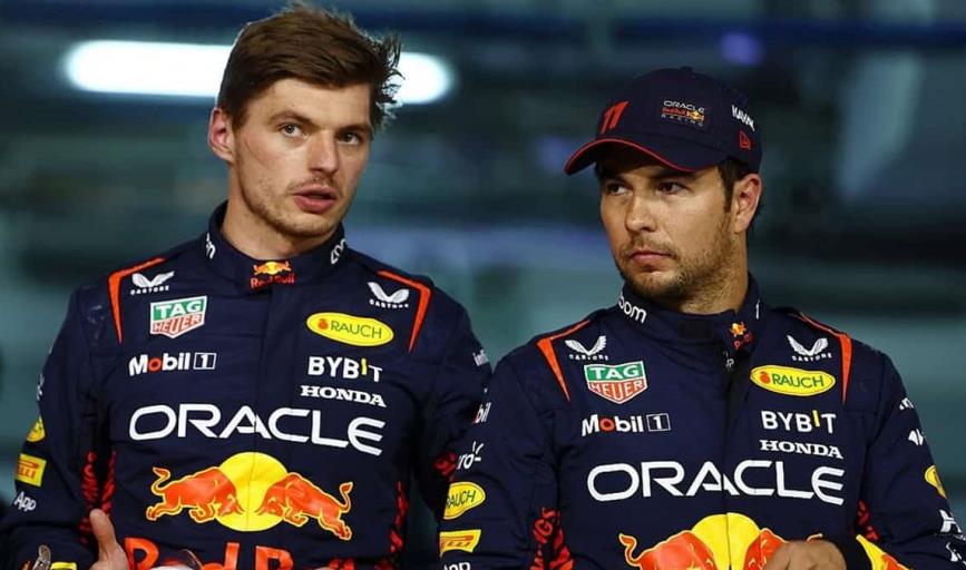 Max Verstappen acusa a "Checo" Pérez de tocar su auto durante carrera