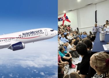 Sobrecargos de Aeroméxico emplazan a huelga; rechazan propuesta salarial del 2.6%