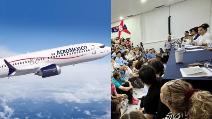 Diario del Yaqui - Sobrecargos de Aeroméxico emplazan a huelga; rechazan propuesta salarial del 2.6%