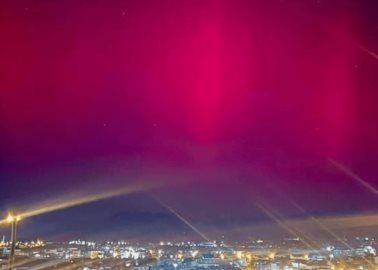 Avistan aurora boreal en Sonora