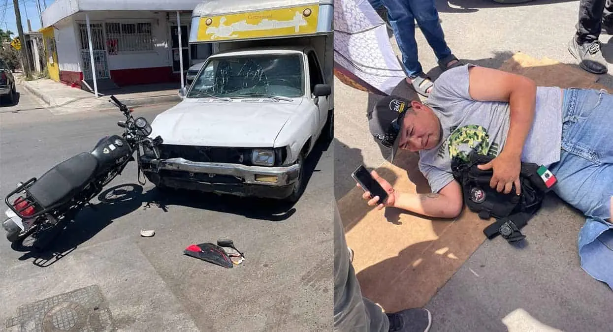 Se accidenta "reportero grosero" de Ciudad Obregón
