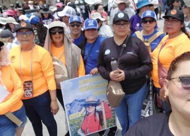 Buscadoras de Huatabampo participan en marcha nacional