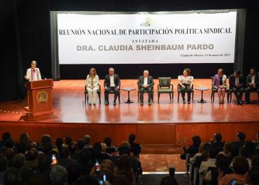 Hace alianza Claudia con trabajadores del Estado