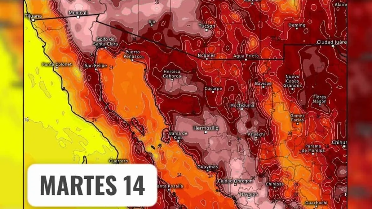 Clima en Sonora: Hoy será un día caluroso; estas serán las temperaturas en la entidad
