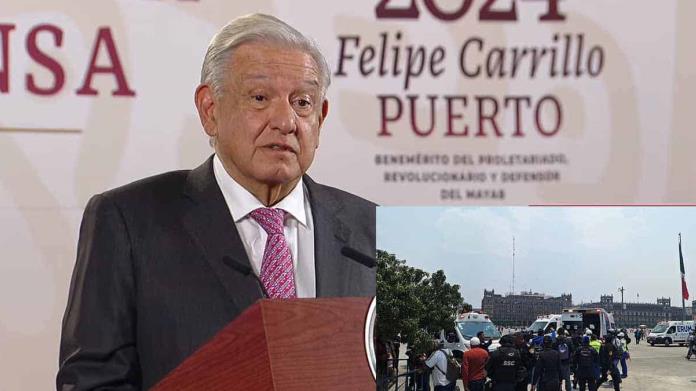 “Están desesperados”: AMLO reacciona a los ataques de normalistas en Palacio Nacional “Están desesperados”: AMLO reacciona a los ataques de normalistas en Palacio Nacional