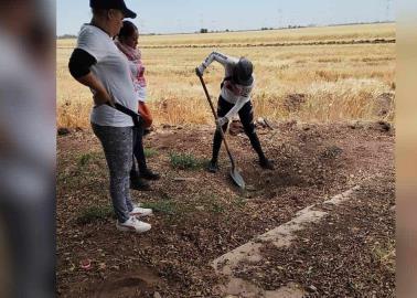 Guerreras Buscadoras de Cajeme acuden a la Marte R. Gómez por supuestas fosas clandestinas