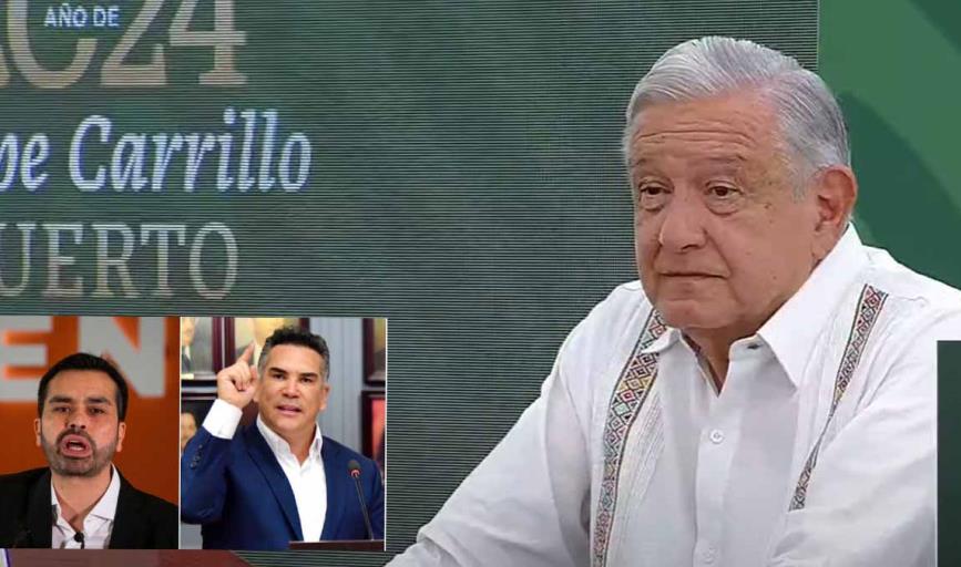 Que el pueblo juzgue: AMLO reacciona ante polémica de Alito Moreno y Jorge Máynez