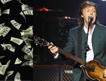 Paul McCartney, primer músico británico multimillonario