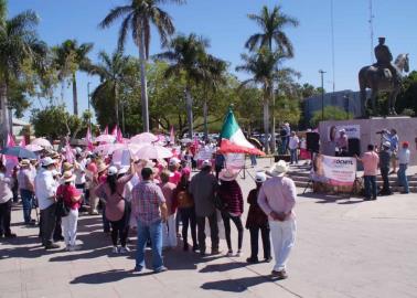 Xochilovers realizan concentración en Cajeme