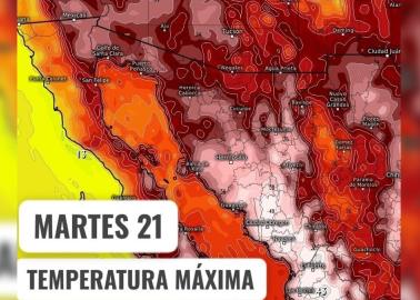 Clima en Sonora hoy martes 21 de mayo: En estas regiones del estado se esperan temperaturas superiores a los 45°C Clima en Sonora hoy martes 21 de mayo: En estas regiones del estado se esperan temperaturas superiores a los 45°C