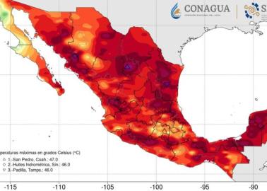 Clima en México para el jueves 23 de mayo; se mantendrán temperaturas mayores a los 45 grados centígrados en doce estados Clima en México para el jueves 23 de mayo; se mantendrán temperaturas mayores a los 45 grados centígrados en doce estados