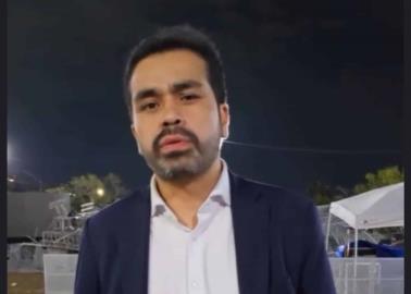 Máynez informa que cancela todas sus actividades tras incidente en cierre de campaña en Nuevo León