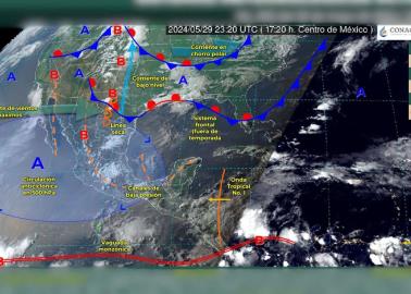 Clima en México para el jueves 30 de mayo; lluvias y vientos fuertes en más de 14 estados del país