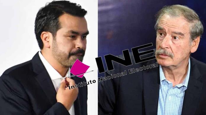 INE impone medidas contra Máynez y Vicente Fox por estas razones