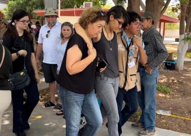 VIDEO | Joven sufre golpe de calor mientras esperaba votar en Cajeme