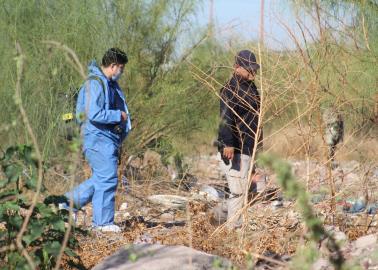 Encuentran restos humanos en baldío de la 410 Encuentran restos humanos en baldío de la 410