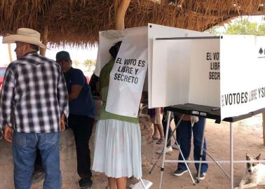 Indígenas Yaquis salen a votar