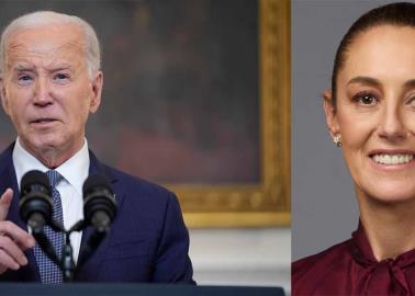 Joe Biden felicita a Claudia Sheinbaum por triunfo en las elecciones