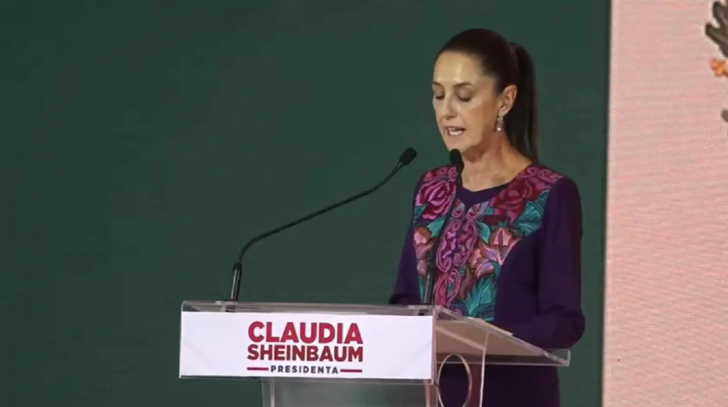 Sheinbaum agradece al pueblo de México y da su primera declaración como virtual ganadora