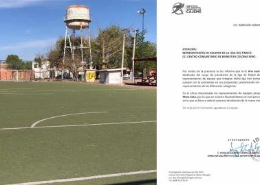 Liga de Futbol del Tinaco pide apoyo de autoridades Liga de Futbol del Tinaco pide apoyo de autoridades