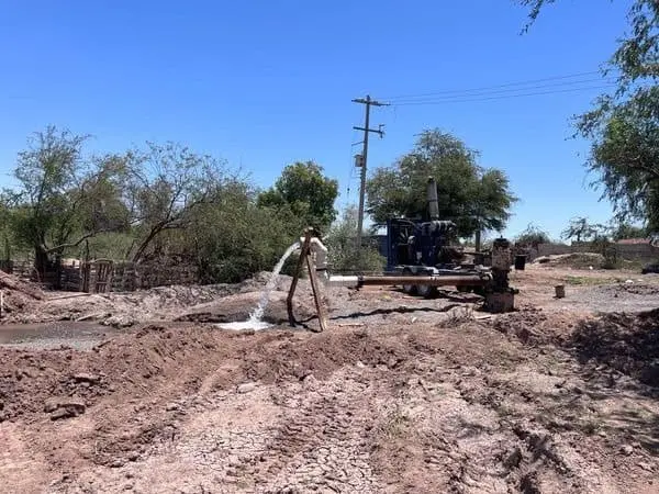 En Cajeme construyen pozos para garantizar abasto de agua a la población