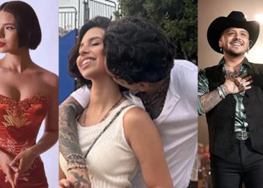 ¡Sí son novios! Christian Nodal y Ángela Aguilar