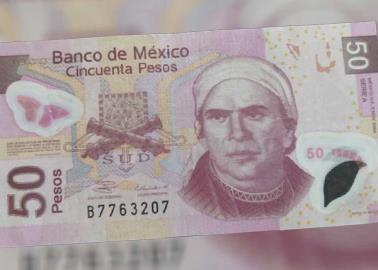 Billete de 50 pesos se vende por 8 millones de pesos