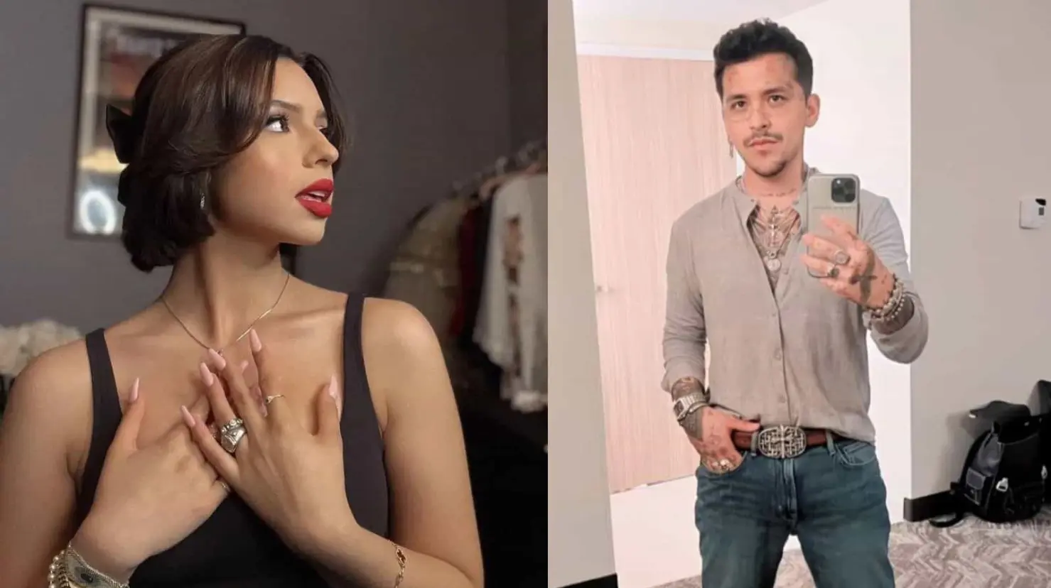 Ángela Aguilar y Christian Nodal se casaron en secreto en Italia, según la periodista Maxime Woodside