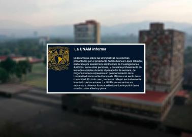 UNAM se deslinda de análisis de académicos sobre reforma del Poder Judicial de AMLO