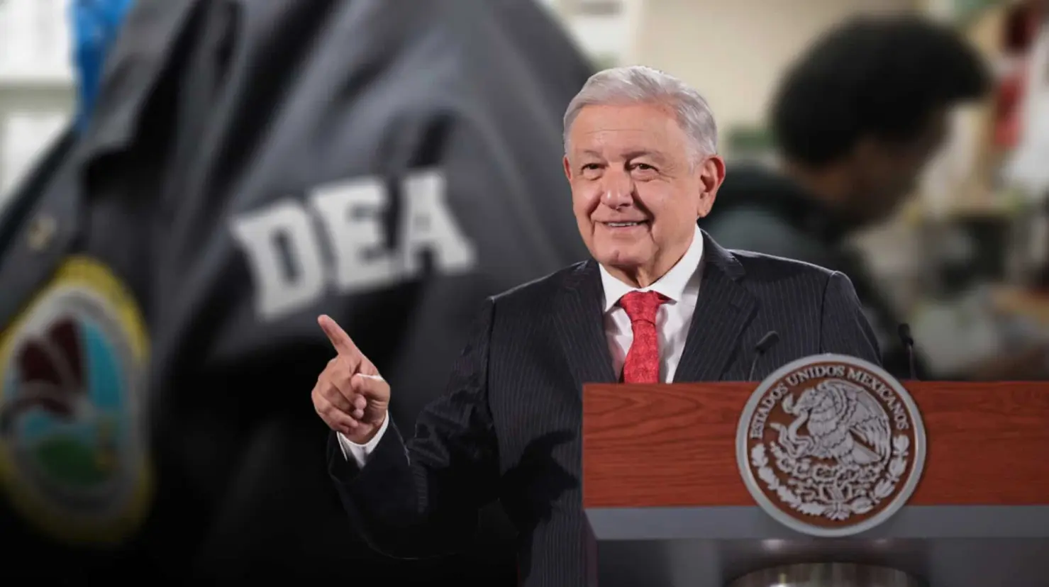 AMLO critica a la DEA por opinar sobre reforma al Poder Judicial